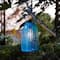 Glitzhome&#xAE; 10&#x22; Woven Solar Powered Outdoor Hanging Lantern